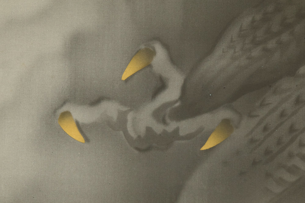 笠井和光 Kasai Wako (b1917) Japanese art kakejiku kakemono wall hanging scroll / Rising Dragon in Cloud with Original Box (Tomobako) RE153 - Image 11