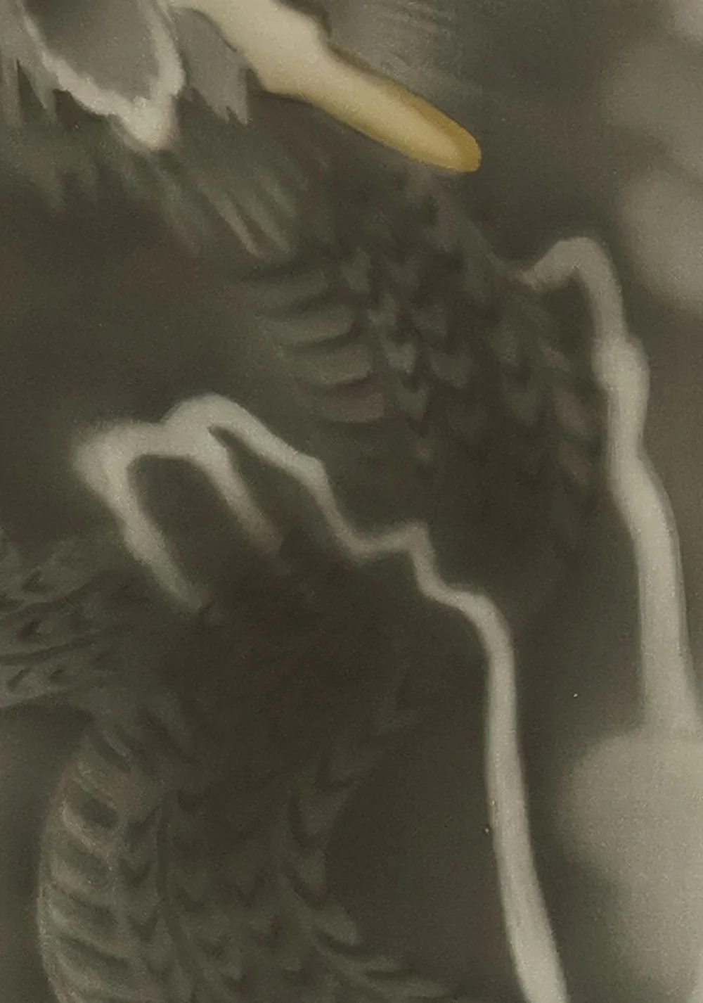 笠井和光 Kasai Wako (b1917) Japanese art kakejiku kakemono wall hanging scroll / Rising Dragon in Cloud with Original Box (Tomobako) RE153 - Image 8
