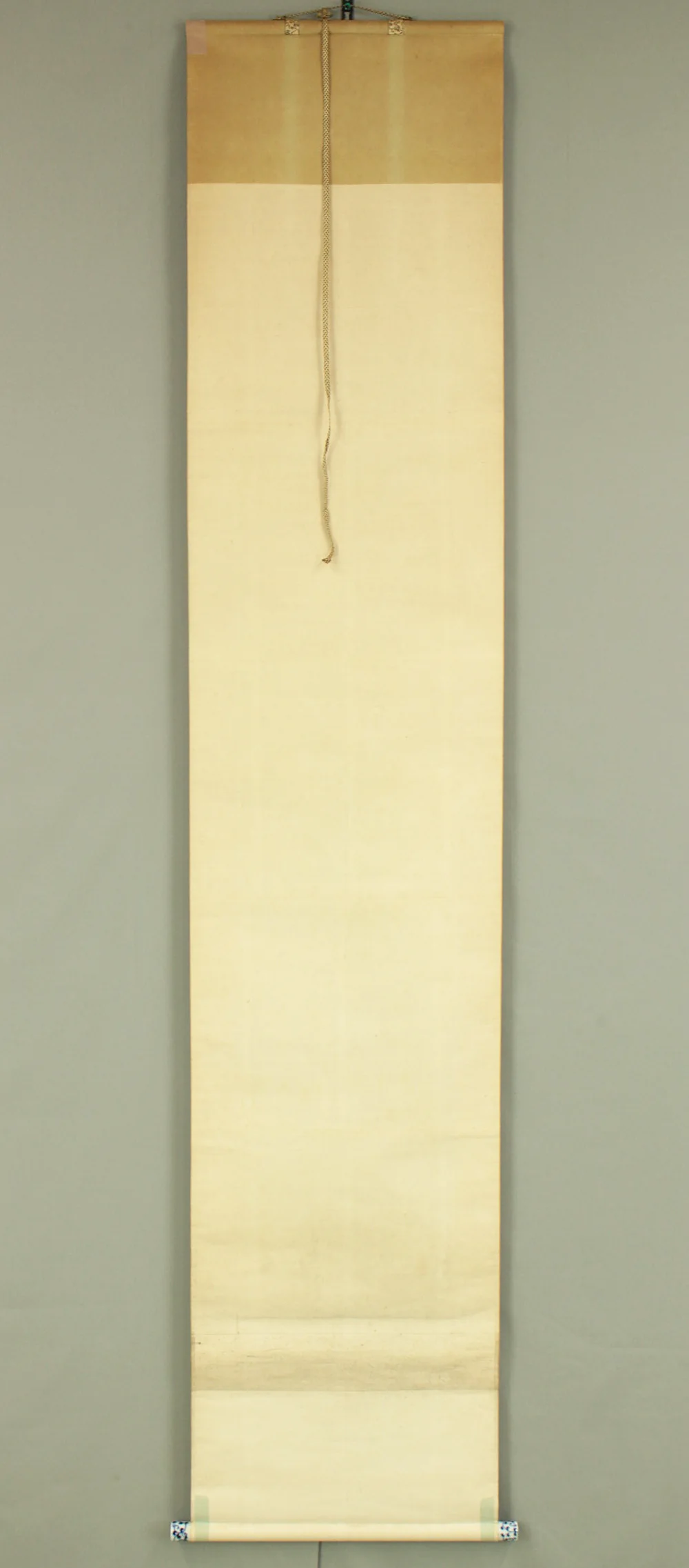 片山對水 Katayama Taisui Japanese art kakejiku kakemono wall hanging scroll / Summer Mountains Rivers Country Houses with Original Box (Tomobako) RD619 - Image 15