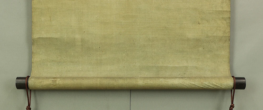 加藤文麗 Kato Bunrei (1706-1782) Japanese antique art kakejiku kakemono wall hanging scroll / Willow Trees and Heron RB876 - Image 9