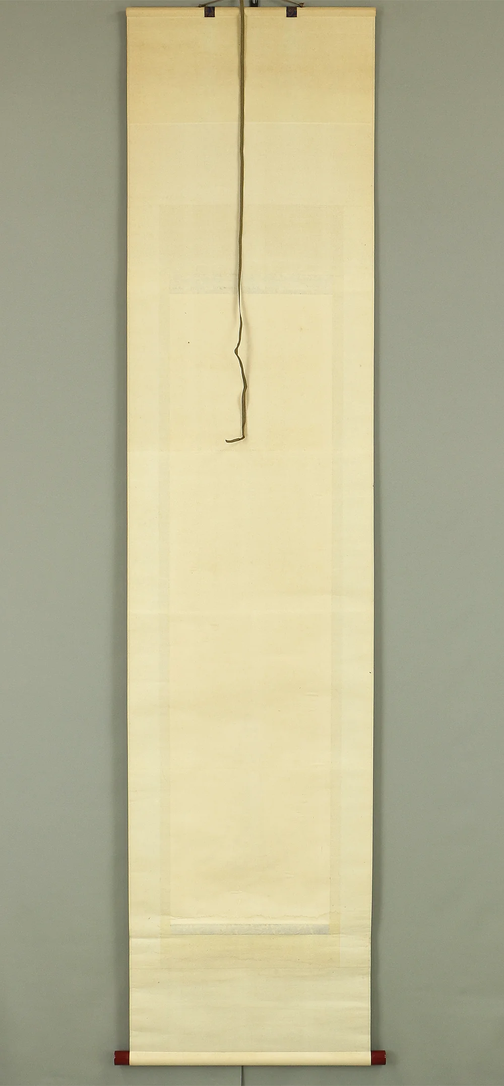 勝平宗徹 KATSUHIRA SOTETSU (1922-1983) Japanese Buddhism kakejiku kakemono wall hanging scroll / Heart sutra 摩訶般若波羅蜜多心経 Maka Hannya Haramita Shingyo & Kannon bosatsu W448 - Image 12