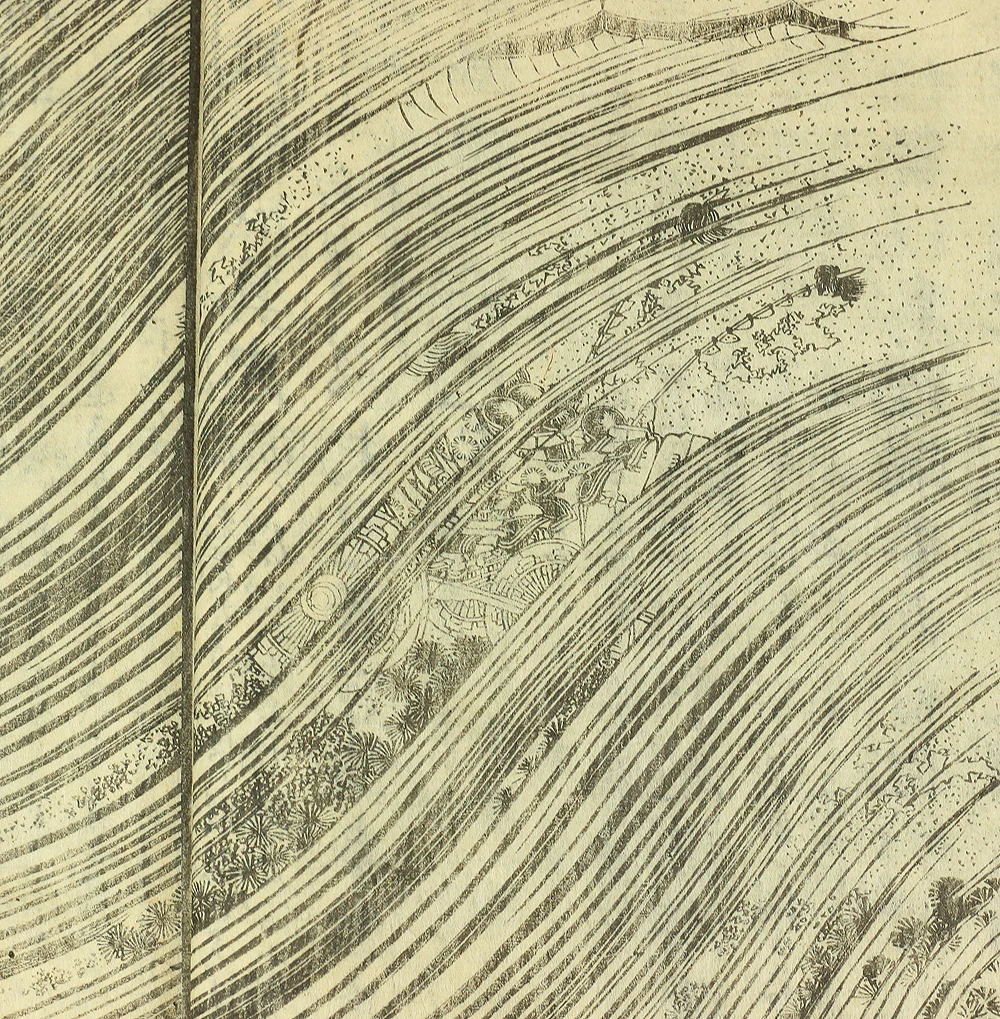 葛飾北斎 Katsushika Hokusai Original woodblock print illustrated book "Ehon Chūkyō" 絵本忠経 (Illustrated Classic of Loyalty) Published in 1834 (Tenpō 5) - Image 14