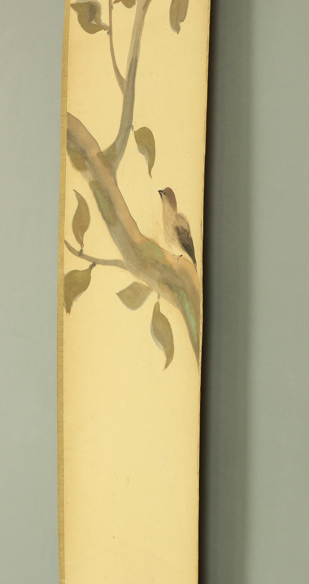 川端龍子 Kawabata Ryushi Japanese art kakejiku kakemono wall hanging scroll / Bird & Persimmon with Original Box (Tomobako) A200 - Image 15