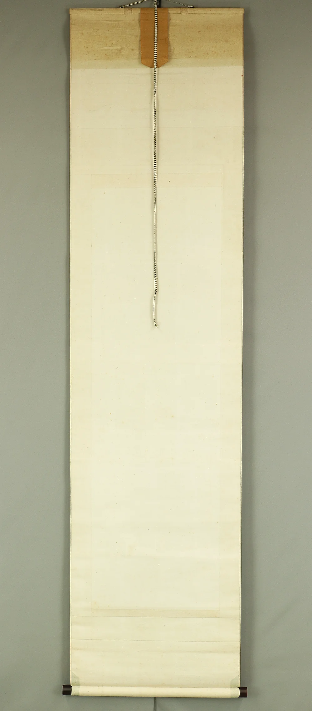 Order item: 菊池芳文 Kikuchi Hobun (1862-1918) Japanese antique art kakejiku kakemono wall hanging scroll / Moon Showing Out from Clouds with Double Box RB516 - Image 13