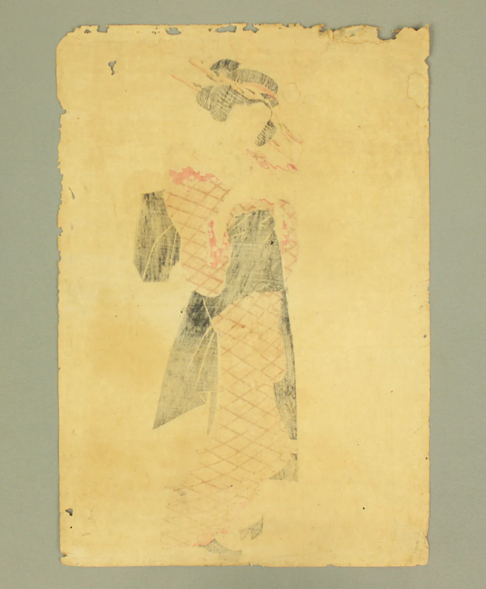 菊川英山 Kikukawa Eizan (1787-1867) Japanese antique art Original Ukiyo-e woodblock print / Beautiful Woman in Kimono OW355 - Image 15