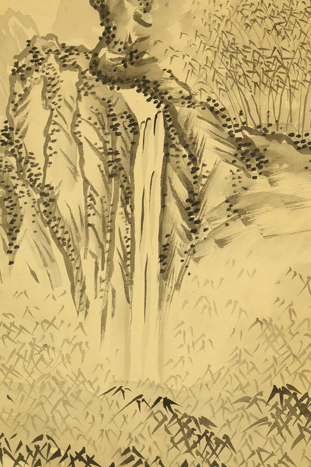 木村頼雄 Kimura Raiyu Japanese art kakejiku kakemono wall hanging scroll / Seven Sages in Bamboo Grove and Valley Landscape with Box RE132 - Image 9