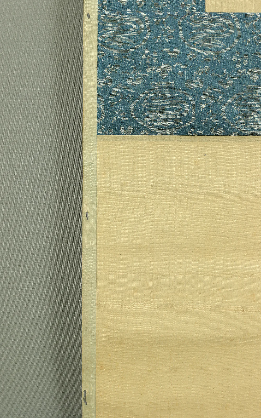 木下逸雲 Kinoshita Itsuun (1800-1866) Japanese antique art kakejiku kakemono wall hanging scroll / Chrysanthemum, Orchid, and Rock with Box, Explanation RA184 - Image 14