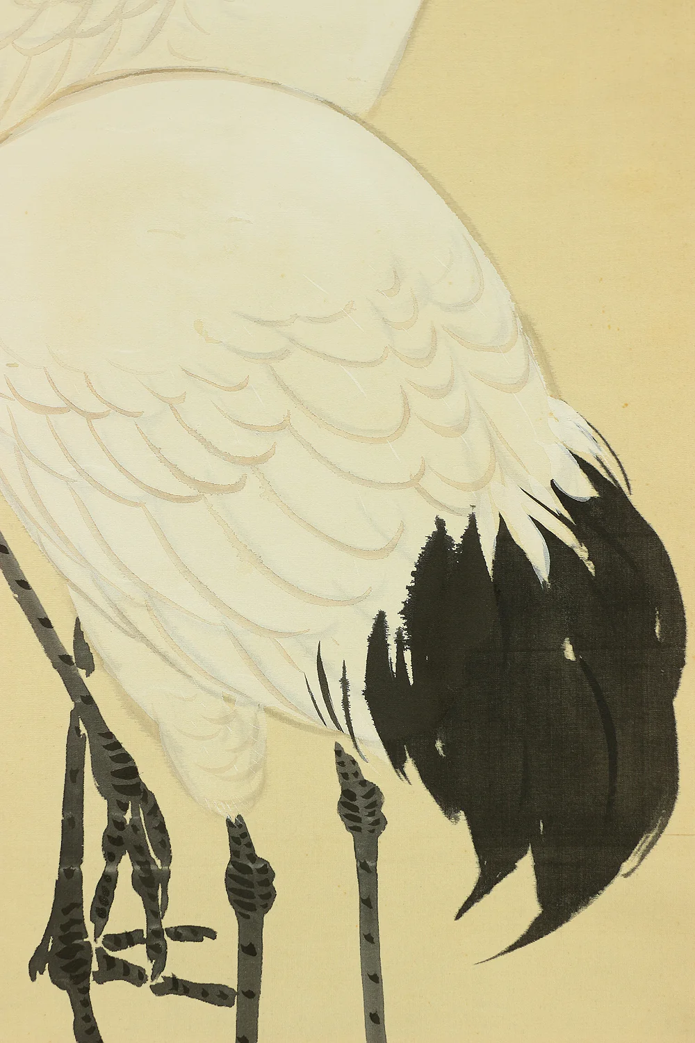小林呉橋 Kobayashi Gokyo (1872-1928) Japanese art kakejiku kakemono wall hanging scroll / Twin Cranes with Original Box (Tomobako) RC184 - Image 7