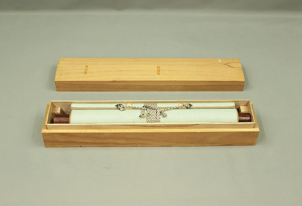 小堀定泰 Kobori Jotai (b1911) Daitoku-ji Japanese Zen kakejiku kakemono wall hanging scroll tea ceremony / 平常心是道 Byojoshin Koredo with Original Box (Tomobako) RC447 - Image 11