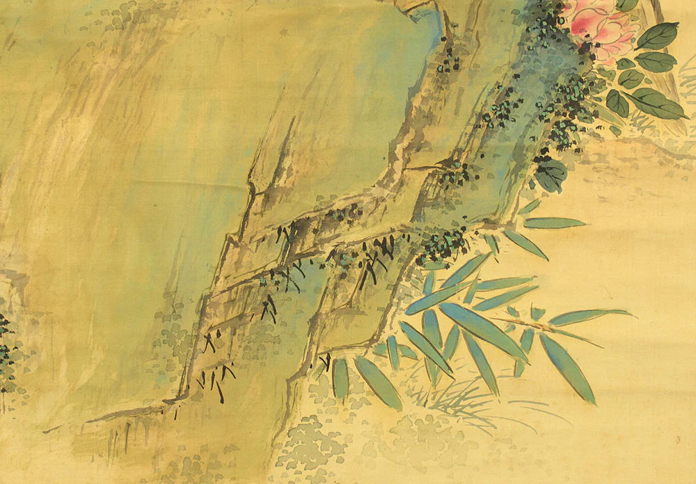 小室翠雲 Komuro Suiun (1874-1945) Japanese art Large kakejiku kakemono wall hanging scroll / Pair of Peacock on Rock with Appraised Box RD755 - Image 19