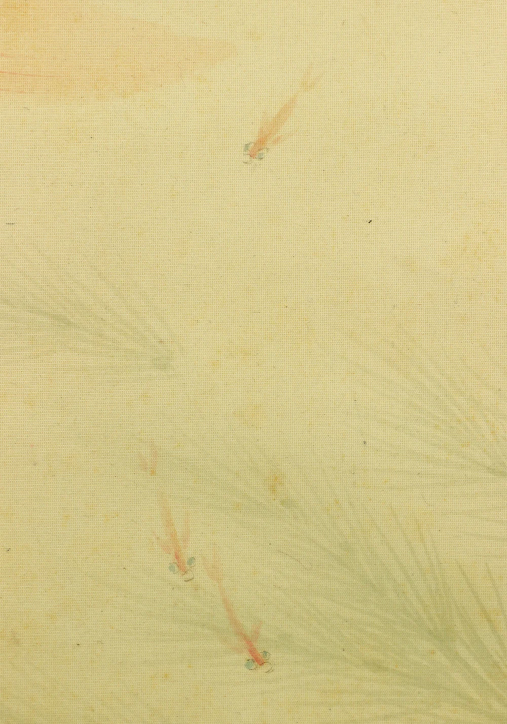 小坂素泉 Kosaka Sosen Japanese art kakejiku kakemono wall hanging scroll / Two red goldfish & small fish W293 - Image 10