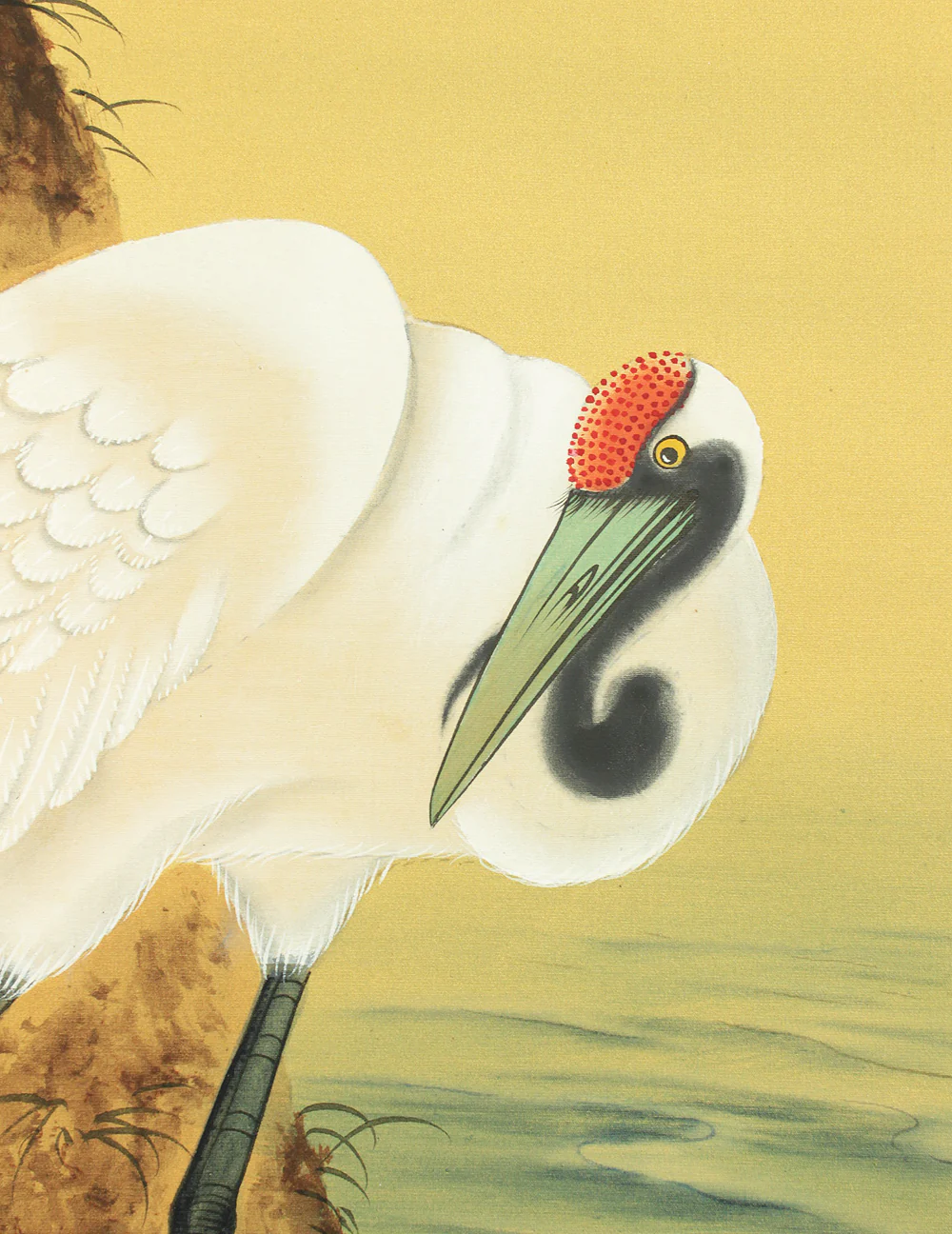 国井幸雪 Kunii Kosetsu (b1919) Japanese art Paired kakejiku kakemono wall hanging scroll / Rising Sun and Moon, Plum and Pine, Crane with Original Box (Tomobako) RD295 - Image 22