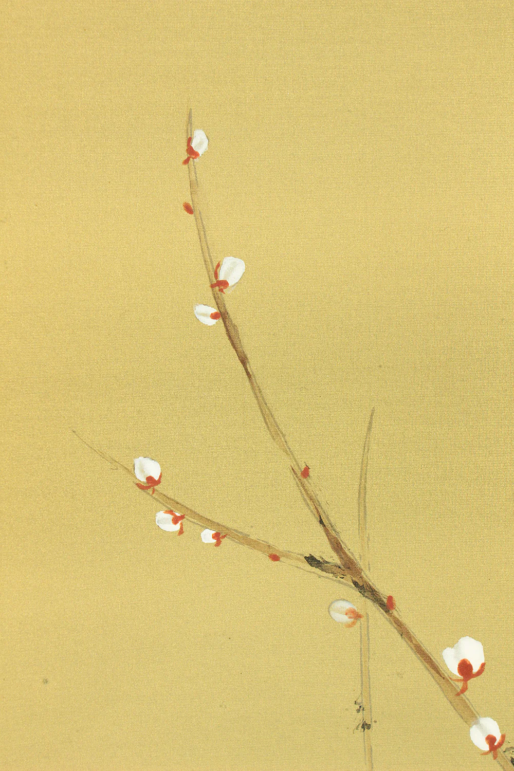 国井幸雪 Kunii Kosetsu (b1919) Japanese art Paired kakejiku kakemono wall hanging scroll / Rising Sun and Moon, Plum and Pine, Crane with Original Box (Tomobako) RD295 - Image 6