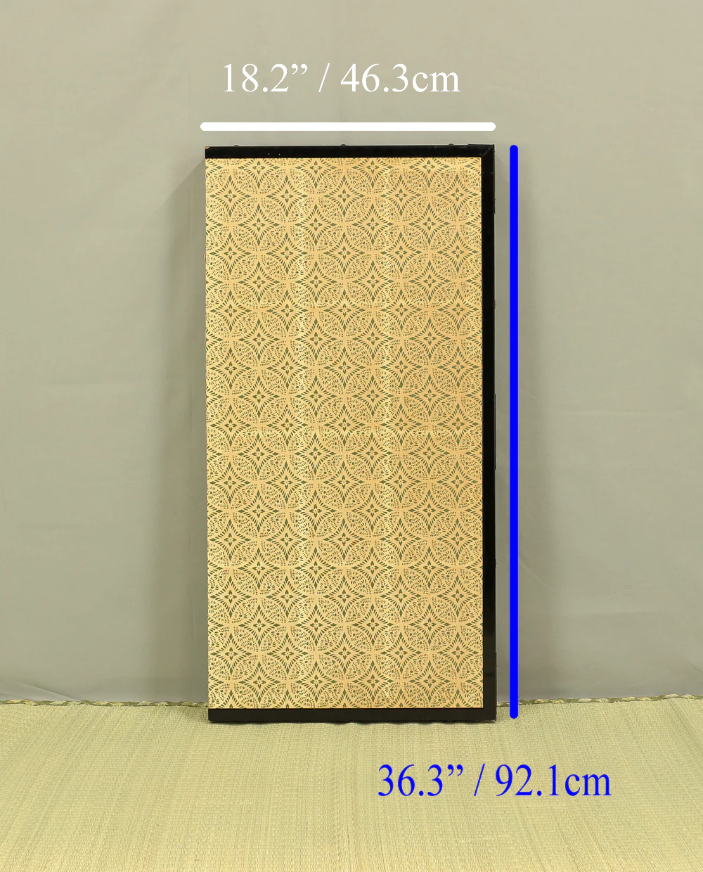 葛谷聖山 Kuzuya Seizan (b1930) Japanese Small Room Divider Byobu 4 panels Folding Screen / Genji Monogatari (Tale of the Genji) VA598 - Image 32