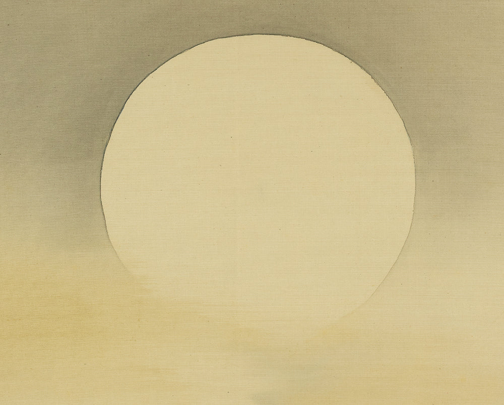 前田玉英 Maeda Gyokuei Japanese art kakejiku kakemono wall hanging scroll / Hazy Moon with Original Box (Tomobako) RE687 - Image 6