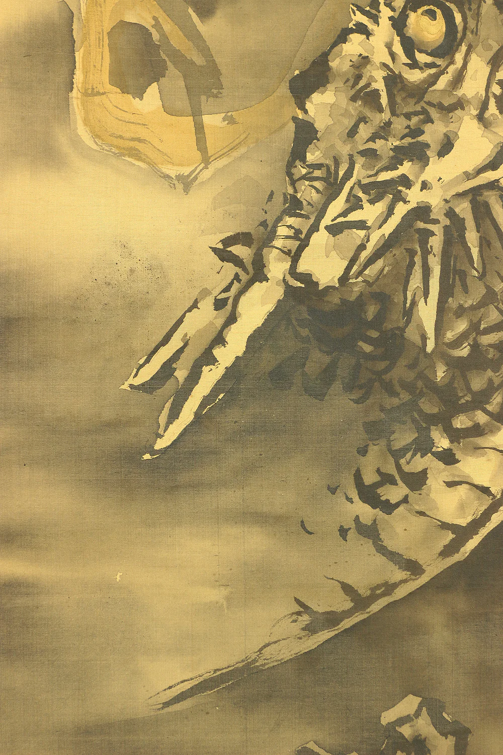真野暁亭 Mano Gyotei (1874-1934) Japanese antique art kakejiku kakemono wall hanging scroll / Rising Dragon A424 - Image 7