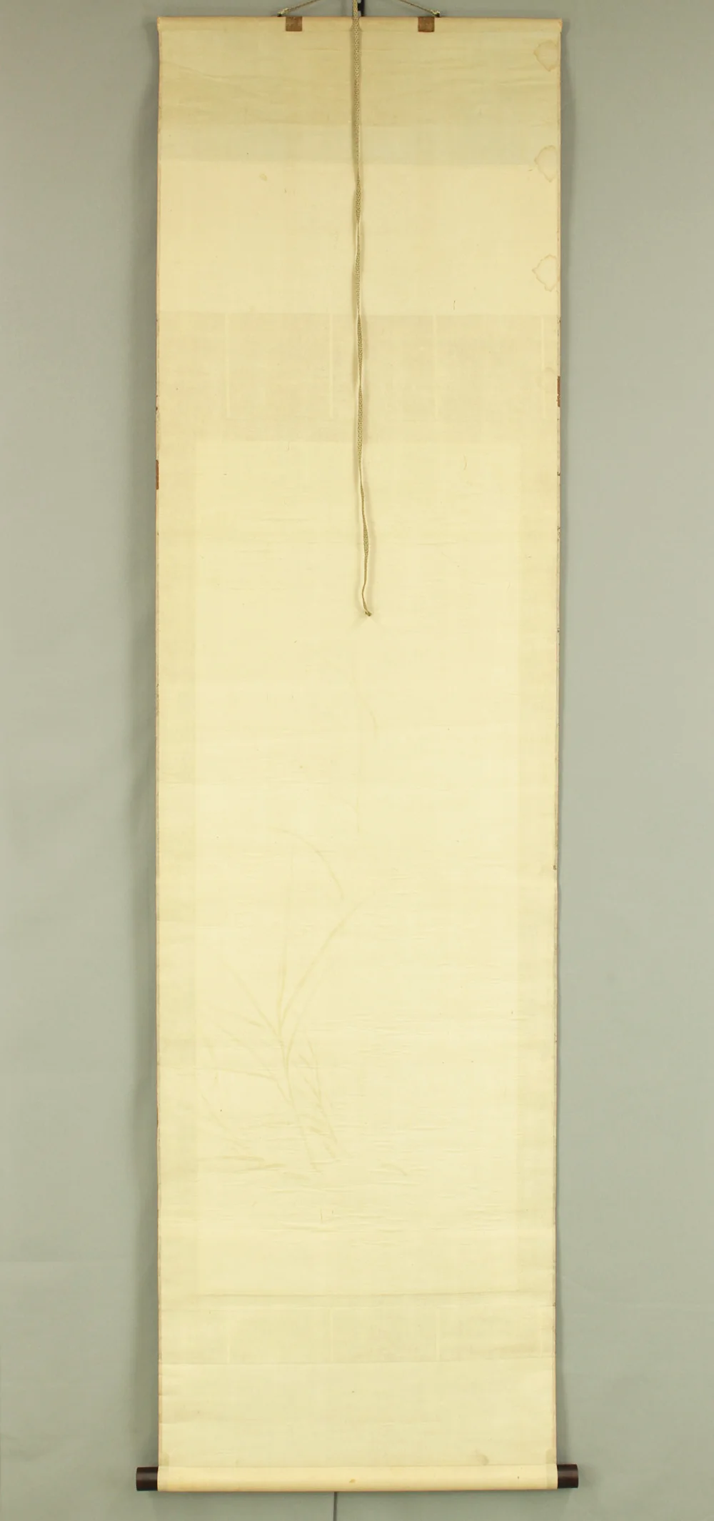 円山応挙 Maruyama Okyo (1733-1795) Japanese antique art kakejiku kakemono wall hanging scroll / Quail, Chrysanthemums and Silver Grass with Appraised Box RD483 - Image 22