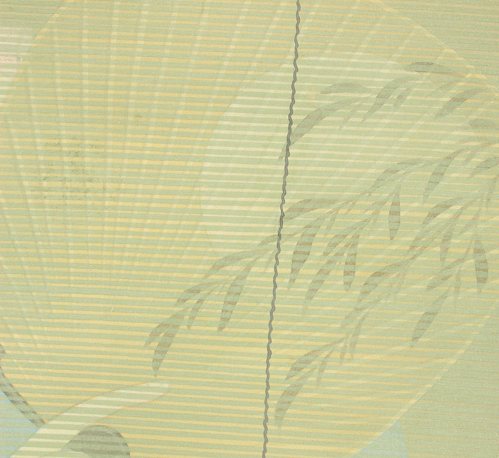 松井桜塘 Matsui Outo (1901-1983) Japanese art kakejiku kakemono wall hanging scroll / Kimono Beauty Watching Fireflies with Box RD442 - Image 13