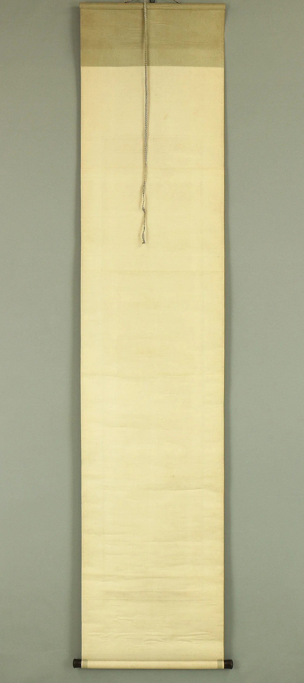 松村呉春 Matsumura Goshun (1752-1811) Japanese antique art kakejiku kakemono wall hanging scroll / Crescent Moon & Willow with Box A303 - Image 18