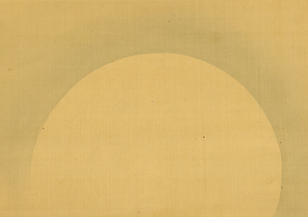松村呉春 Matsumura Goshun (1752-1811) Japanese antique art kakejiku kakemono wall hanging scroll / Hazy Moon with Box RE945 - Image 5