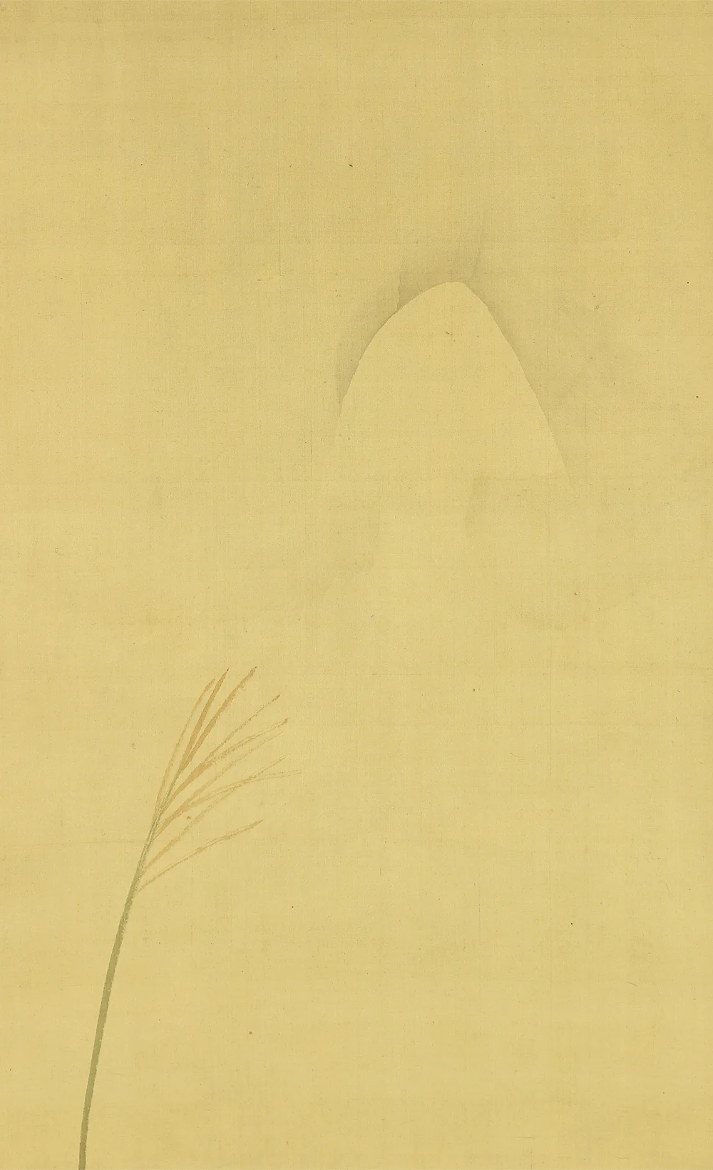 松吉樵渓 MATSUYOSHI SHOKEI (?-1870) Japanese antique art kakejiku kakemono wall hanging scroll / Fox under moon with Box W237 - Image 5