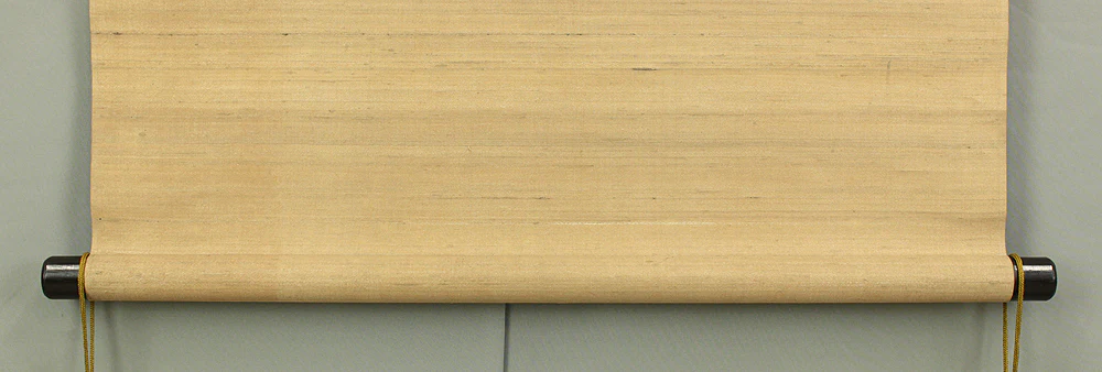 三浦石斎 Miura Sekisai (b1849) Japanese art kakejiku kakemono wall hanging scroll / Varied Tit Perching on Boxwood Tree, Bamboo and Crowfoot with Box RC903 - Image 15