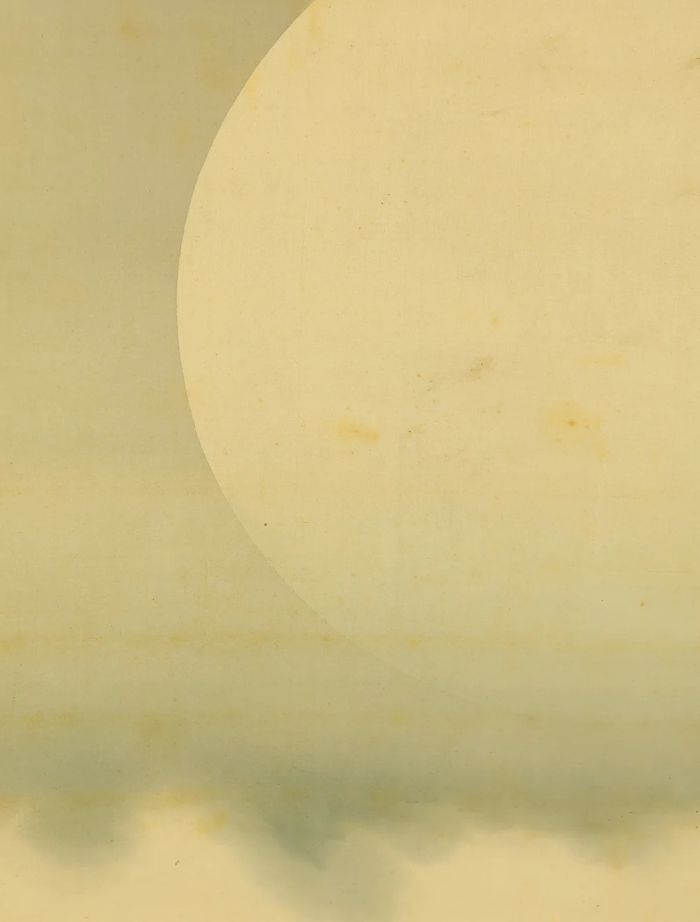 三好賢古 Miyoshi Kenko (1839-1919) Japanese art Paired kakejiku kakemono wall hanging scrolls / Rising Sun and Moon RD847 - Image 15