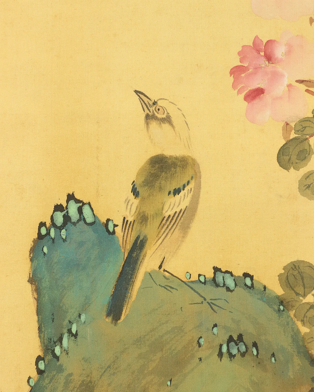 水田竹圃 MIZUTA CHIKUHO (1883-1958) Japanese art kakejiku kakemono wall hanging scroll / Bird under pine tree with Original Box / Tomobako W356 - Image 11
