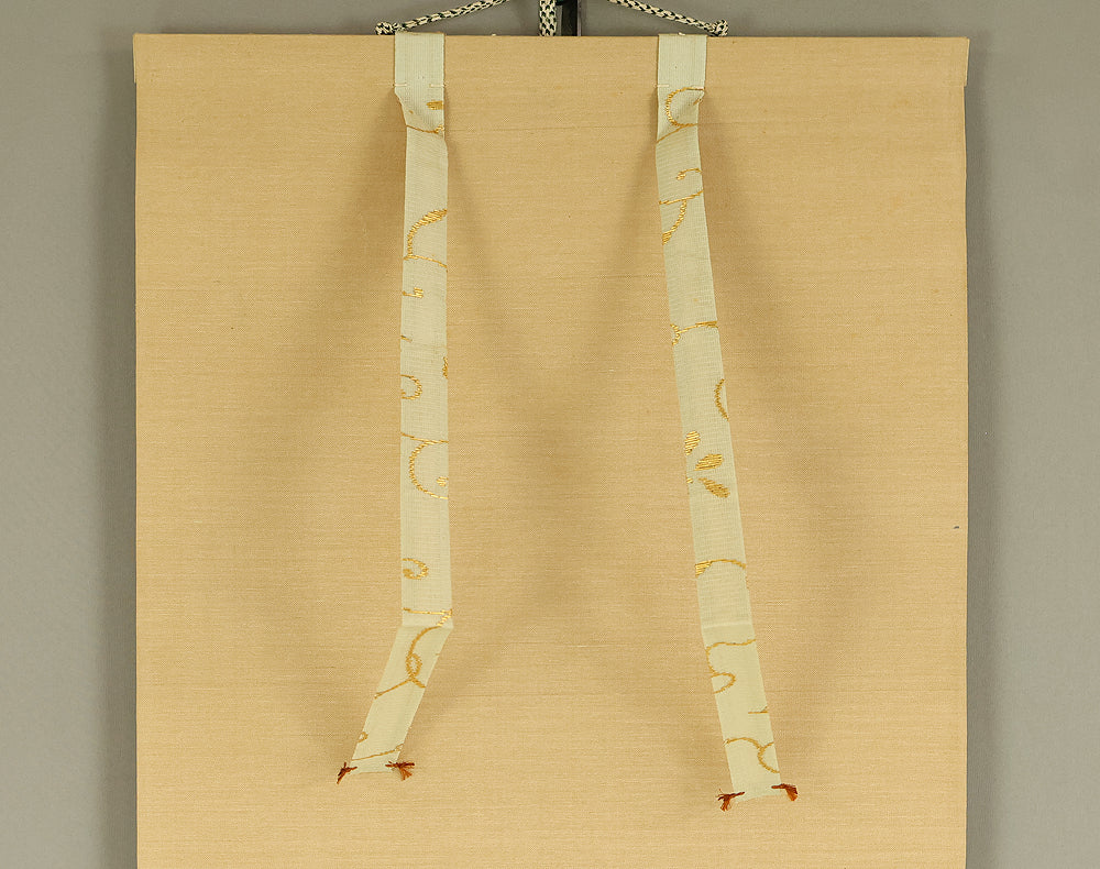 森山歓渓 Moriyama Kankei (1888-1955) Daitoku-ji Japanese Zen kakejiku kakemono hanging scroll / 円相 Enso 中有風露香 Naka ni Furo no Kaori Ari with Box RE274 - Image 3
