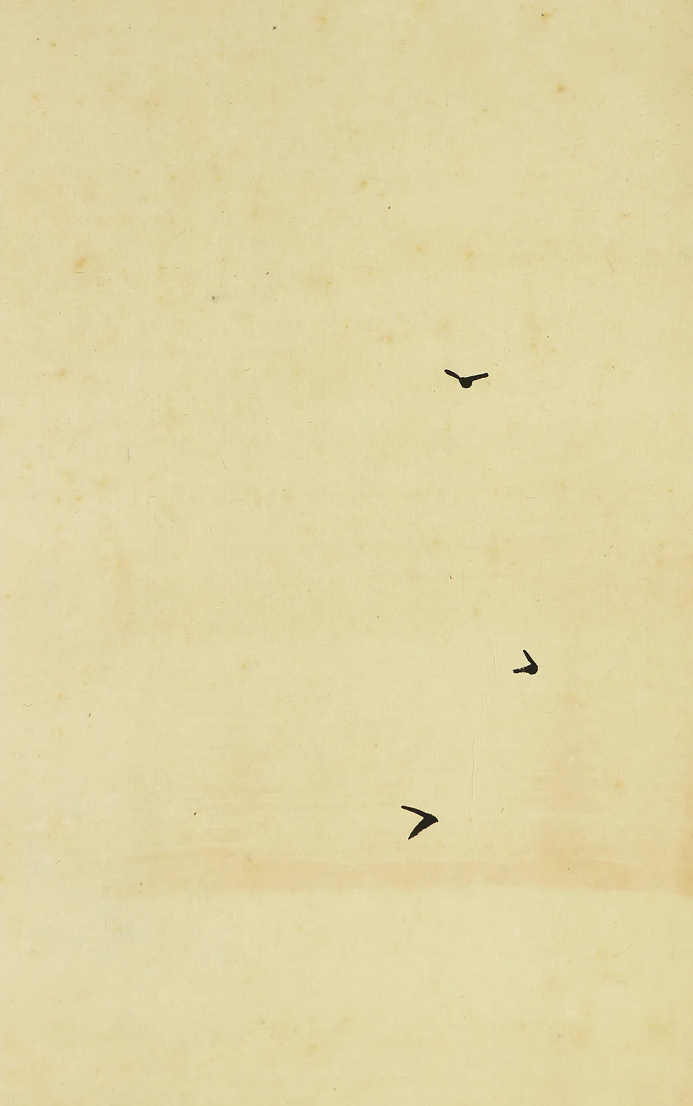 長井一禾 Nagai Ikka (1869-1940) Japanese art kakejiku kakemono wall hanging scroll / Landscape at Dusk Torii Gate and Flying Crows with Box RC578 - Image 5