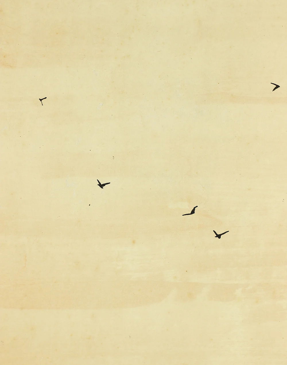 長井一禾 Nagai Ikka (1869-1940) Japanese art kakejiku kakemono wall hanging scroll / Landscape at Dusk Torii Gate and Flying Crows with Box RC578 - Image 6