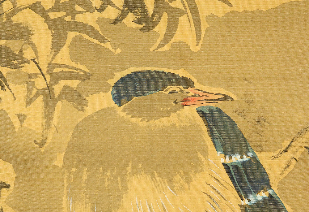 中林竹洞 Nakabayashi Chikuto (1776-1853) Japanese art kakejiku kakemono wall hanging scroll / Long Tailed Bird in Moonlight with Appraised Box RE138 - Image 11