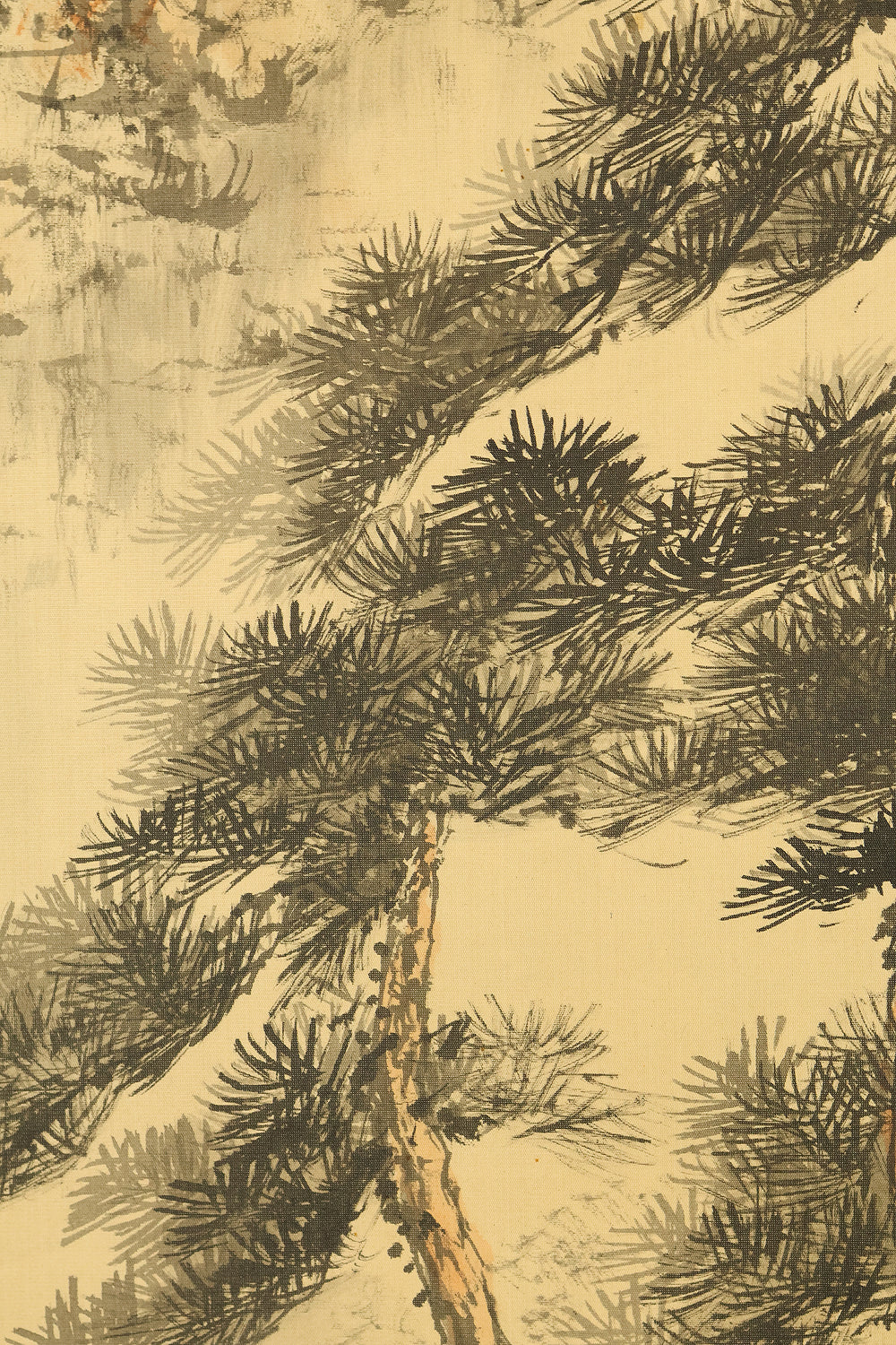 中林竹洞 Nakabayashi Chikuto (1776-1853) Japanese art kakejiku kakemono wall hanging scroll / Sansui Landscape Autumn Mountains Waterfalls and Pine Trees RE507 - Image 13