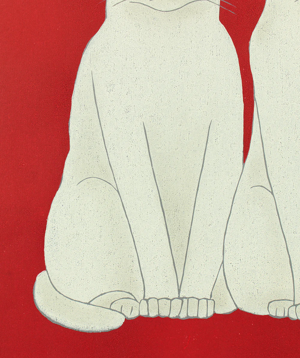 西田忠重 Nishida Tadashige (b1942) Original Woodblock Print 'Brothers (W) 4' - 11/120 - 1999 NW667 - Image 5