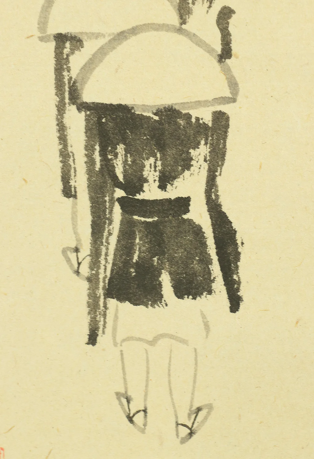 西垣大道 Nishigaki Daido (b1942) Daitoku-ji Japanese Zen kakejiku kakemono wall hanging scroll / 関 南北東西活路通 Kan Nanbokutouzai Katsuro Tsuuzu - Mendicant with Original Box (Tomobako) RB387 - Image 9