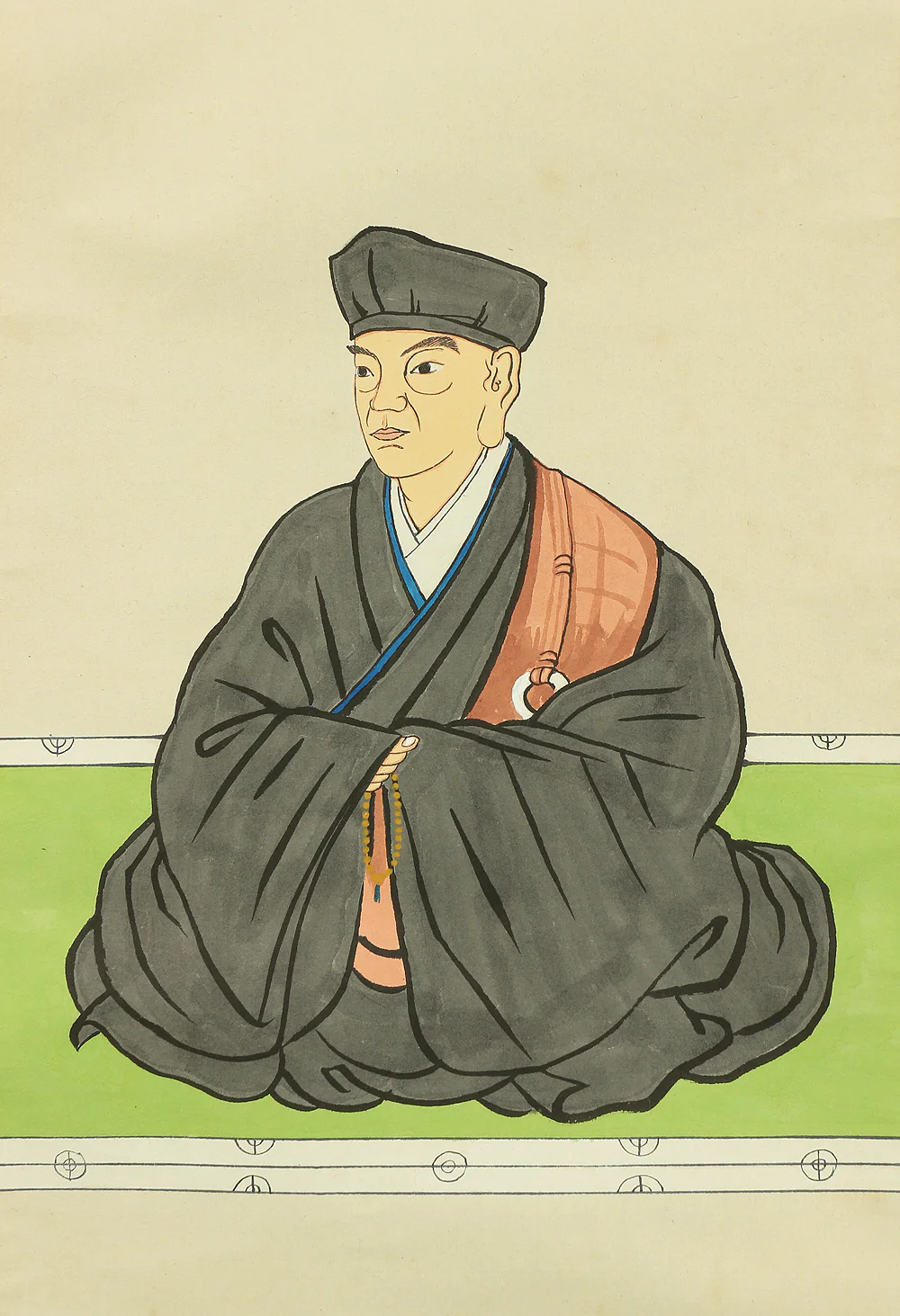 西垣宗興 Nishigaki Soko (1908-1985) Daitoku-ji Japanese Zen kakejiku kakemono wall hanging scroll / Sen no Rikyu Death Poem with Original Box (Tomobako) RC545 - Image 10