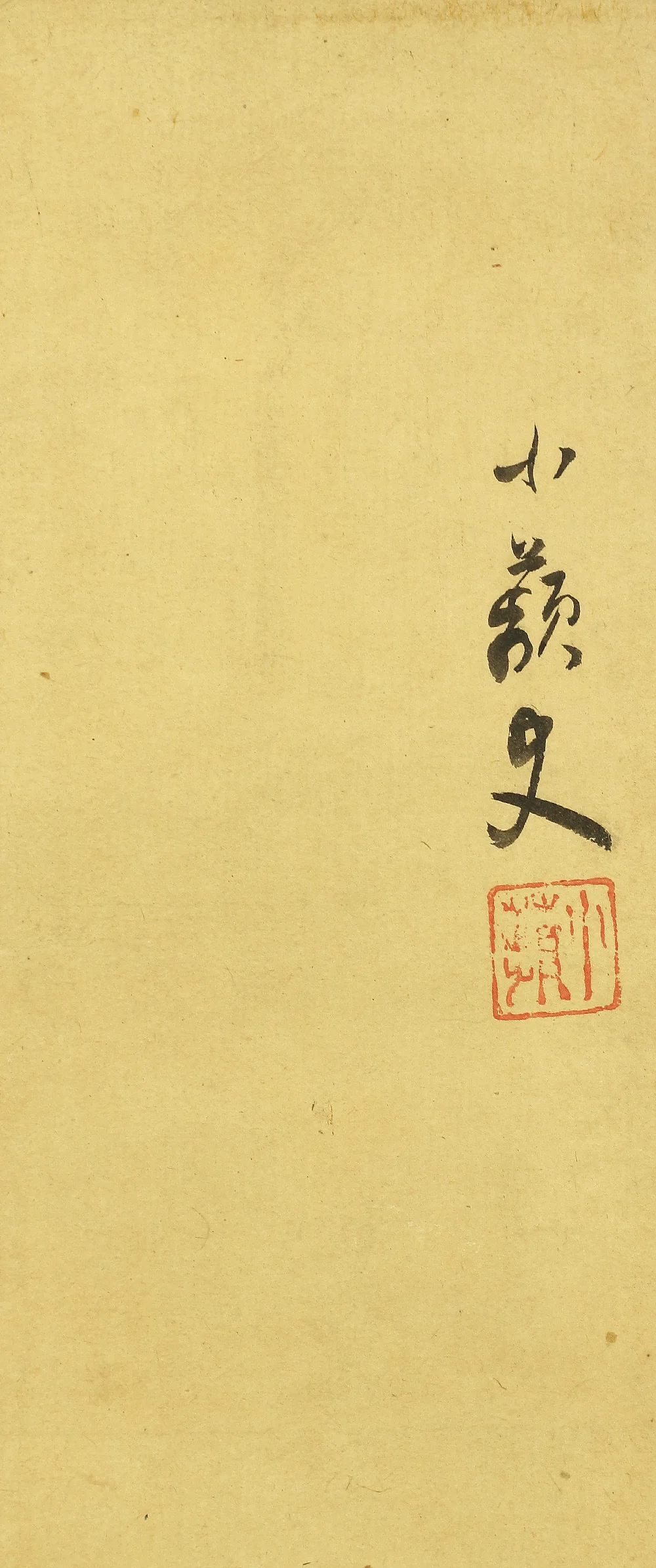 野口小蘋 Noguchi Shohin (1847-1917) Japanese antique art kakejiku kakemono wall hanging scroll / Bamboo shoot with Box A170 - Image 5