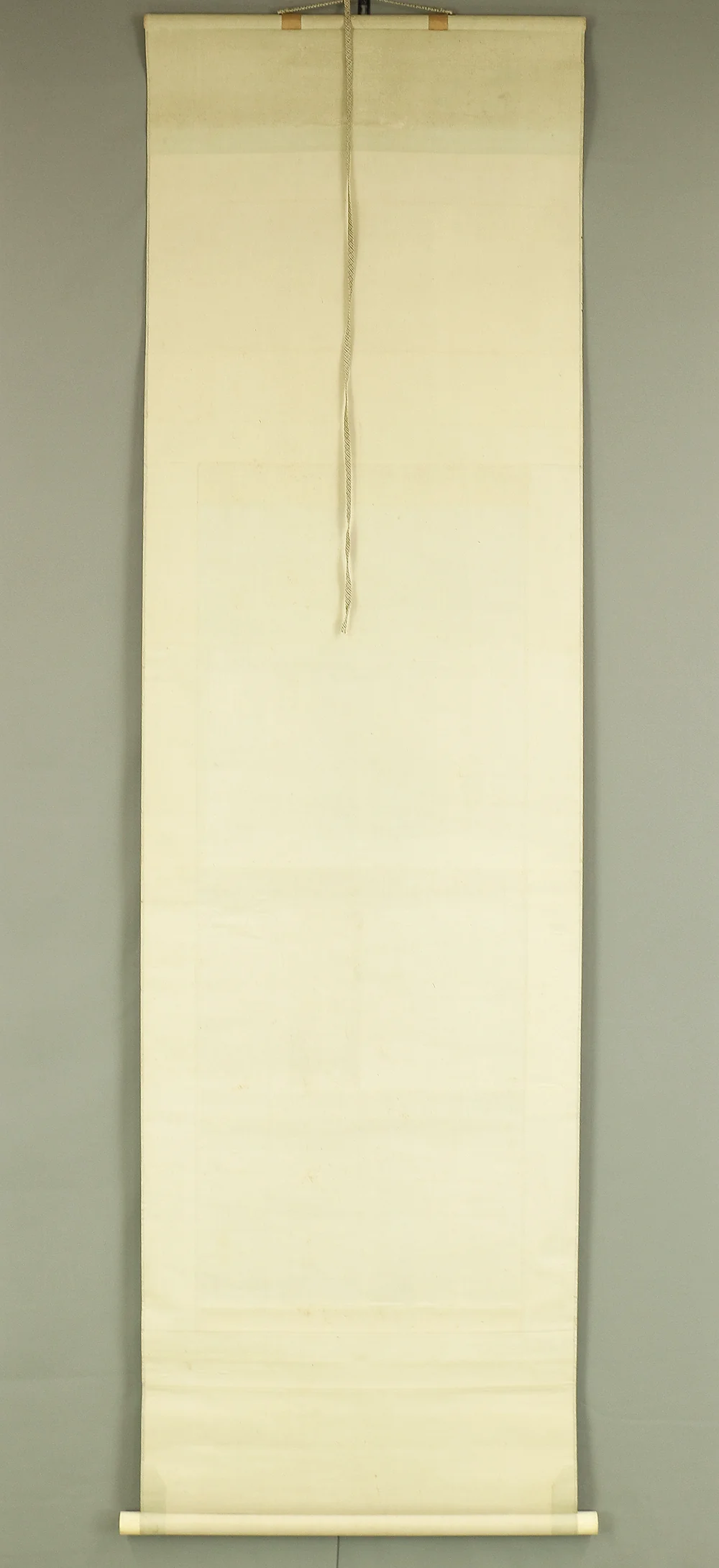 大庭学僊 Ōba Gakusen (1820-1899) Japanese antique art Paired kakejiku kakemono wall hanging scrolls / Cranes and Turtles Celebrating Longevity - The Symbol of Good Fortune, Pine, Bamboo, and Plum with Box RC752 - Image 13
