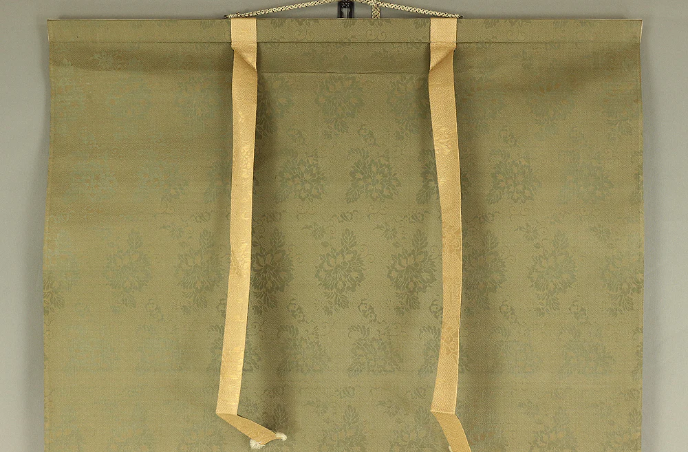 大庭学僊 Ōba Gakusen (1820-1899) Japanese antique art Paired kakejiku kakemono wall hanging scrolls / Cranes and Turtles Celebrating Longevity - The Symbol of Good Fortune, Pine, Bamboo, and Plum with Box RC752 - Image 15