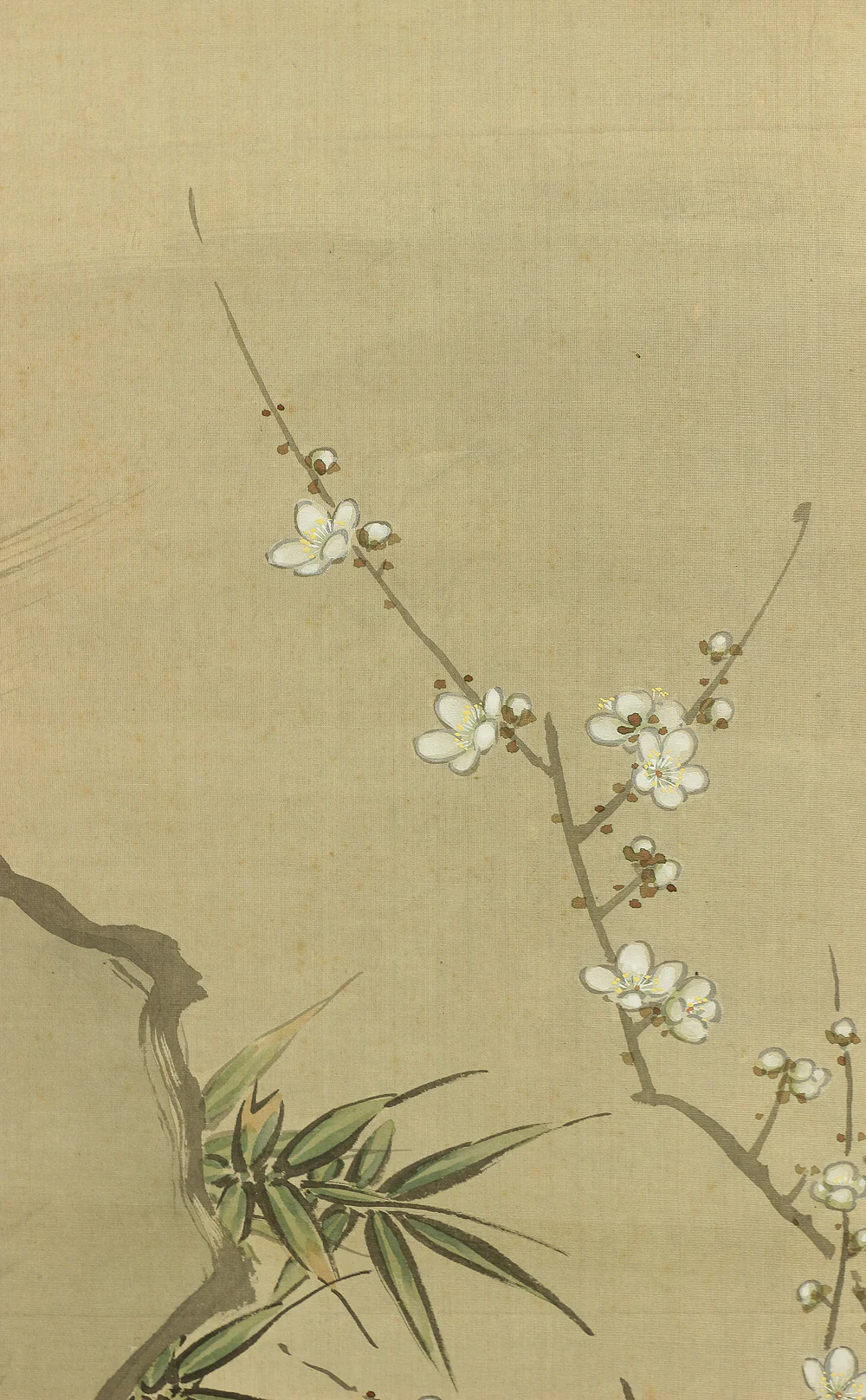大庭学僊 Ōba Gakusen (1820-1899) Japanese antique art Paired kakejiku kakemono wall hanging scrolls / Cranes and Turtles Celebrating Longevity - The Symbol of Good Fortune, Pine, Bamboo, and Plum with Box RC752 - Image 24