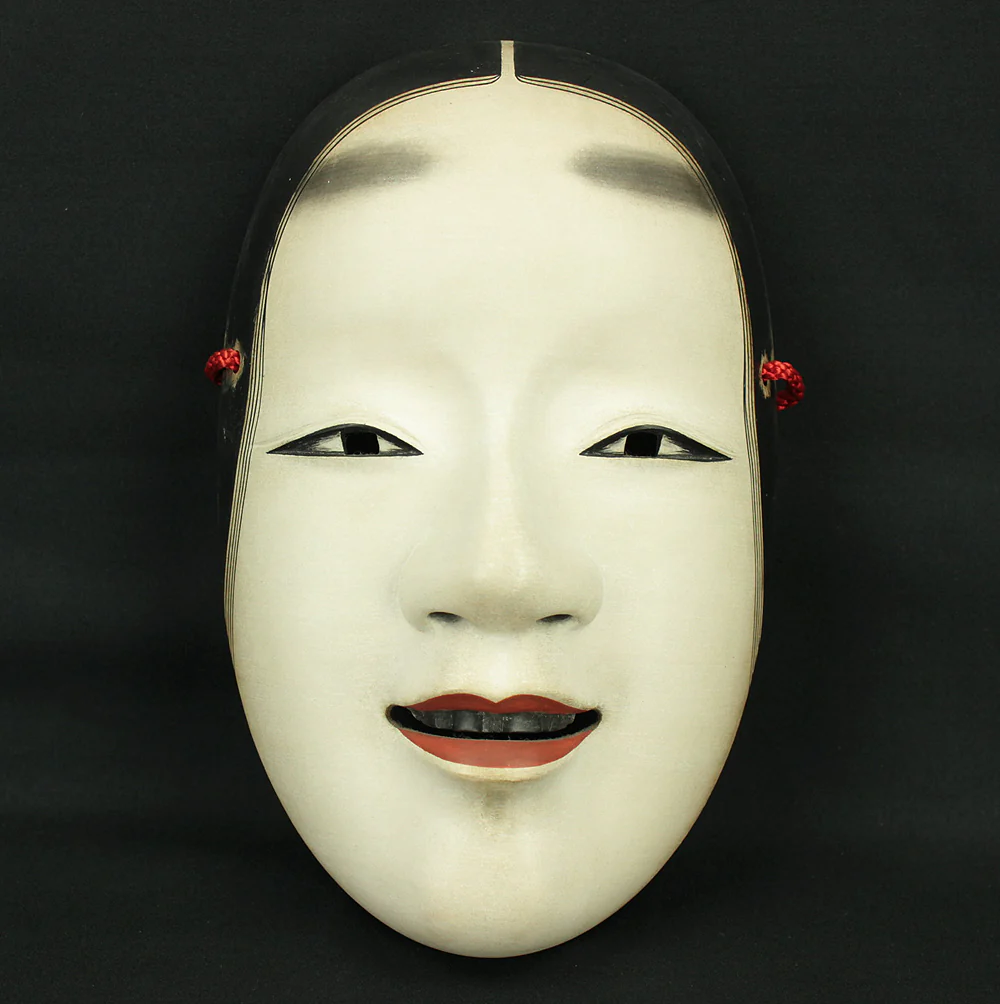 小倉宗広 Ogura Soko (b1969) 孫次郎 Magojiro - Young Female Mask / Japanese Traditional Noh Wooden Carving Mask with Double Box VA866 - Image 11