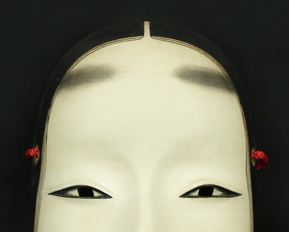 小倉宗広 Ogura Soko (b1969) 孫次郎 Magojiro - Young Female Mask / Japanese Traditional Noh Wooden Carving Mask with Double Box VA866 - Image 12