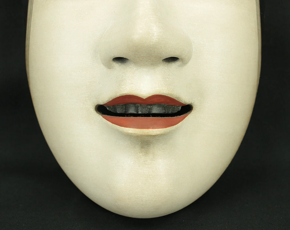 小倉宗広 Ogura Soko (b1969) 孫次郎 Magojiro - Young Female Mask / Japanese Traditional Noh Wooden Carving Mask with Double Box VA866 - Image 17