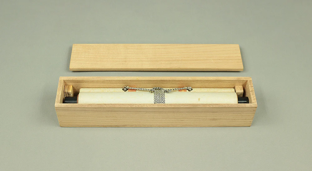 大橋香林 Ohashi Korin Daitoku-ji Japanese Zen kakejiku kakemono wall hanging scroll / 青山緑水 Seizan Ryokusui with Original Box (Tomobako) A965 - Image 13