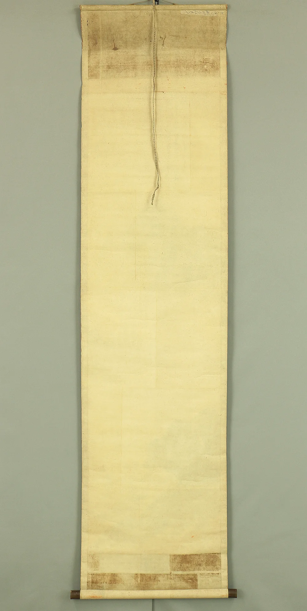 岡田半江 Okada Hanko (1782-1846) Japanese antique art kakejiku kakemono wall hanging scroll / Rainy Riverside Sansui Landscape RA653 - Image 15