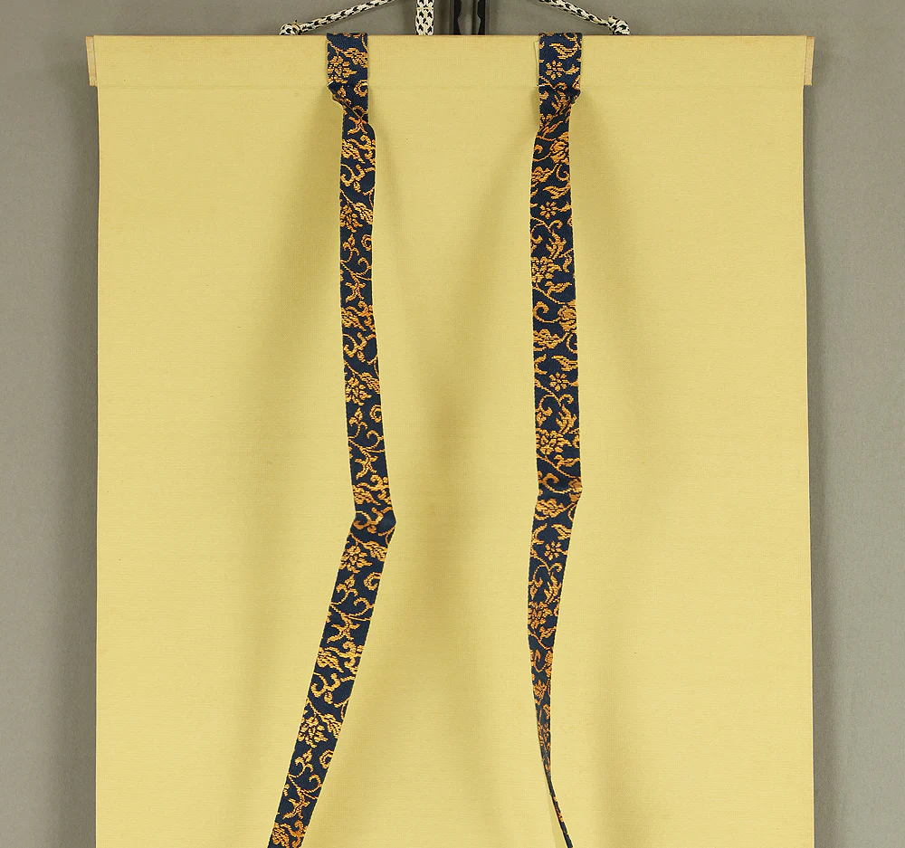 岡田熙道 Okada Kido (1902-1988) Japanese Zen art kakejiku kakemono wall hanging scroll / 一華開五葉 Ikkagoyo wo Hiraku RE590 - Image 3