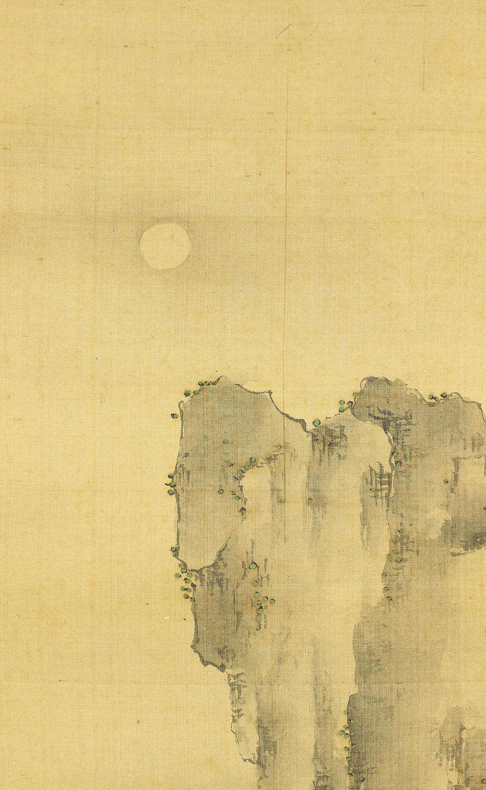 岡島清曠 Okajima Seiko (1828-1877) Japanese art kakejiku kakemono wall hanging scroll / 赤壁山水 Red Cliff Landscape - Sightseeing Boat under Moon and Cliff with Box RB554 - Image 6