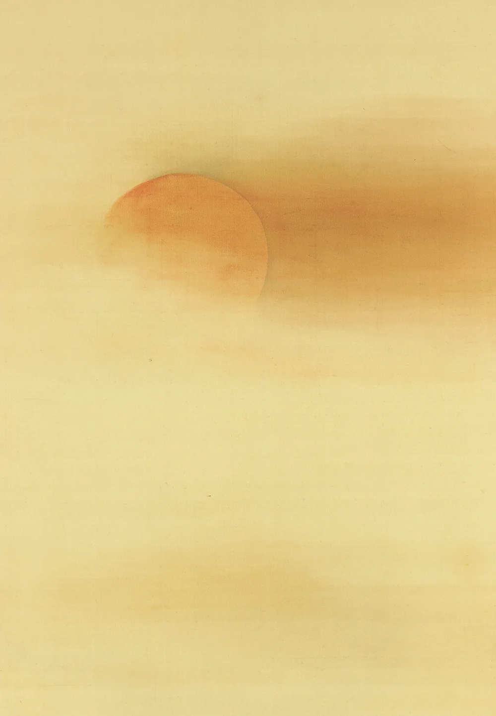 岡本豊彦 Okamoto Toyohiko (1773-1845) Japanese art kakejiku kakemono wall hanging scroll / Rising Sun and Waves with Box RC518 - Image 5