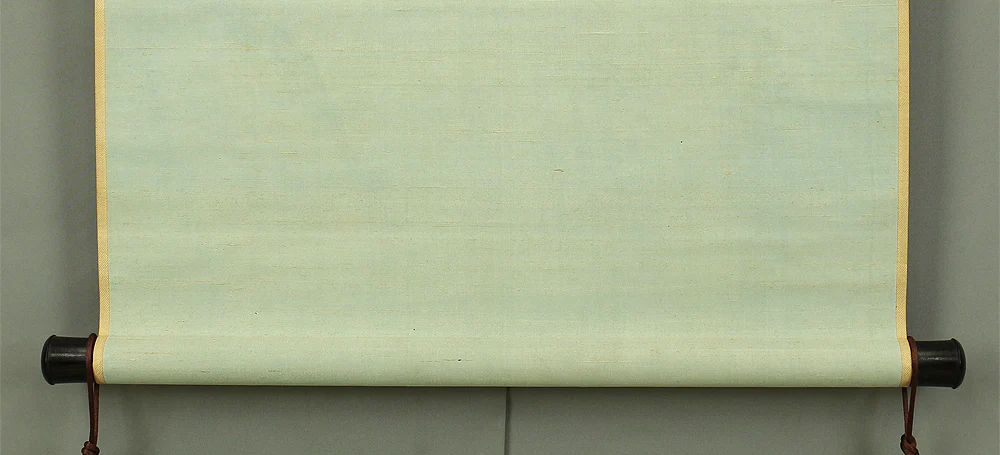 奥原晴湖 Okuhara Seiko (1837-1913) Japanese antique art kakejiku kakemono wall hanging scroll / Wild Goose and Reed with Box RA334 - Image 11