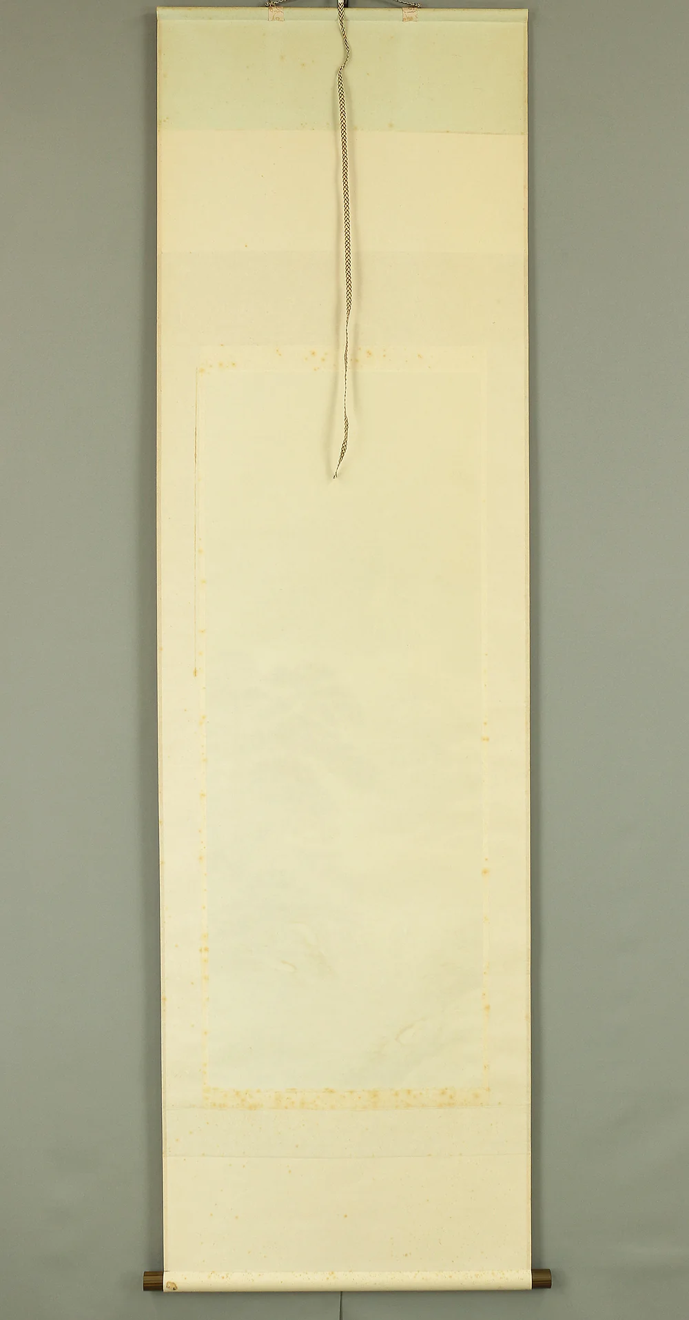 斎藤雲渓 SAITO UNKEI Japanese art kakejiku kakemono wall hanging scroll / Rafting suiboku landscape sansui with Box W867 - Image 14